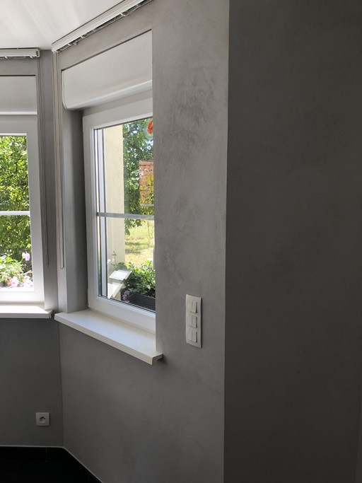 Murs effet béton ciré